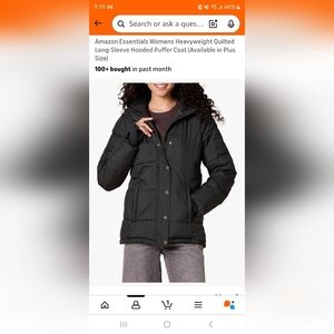 Light Green!  Amazon Puffer Coat BNWT XXL (Size 20 +/-)